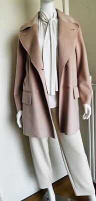 Emporio Armani Kaschmirmantel Double Cashmere Hellrose Gr. 36 LP: 1.950 EU NEU