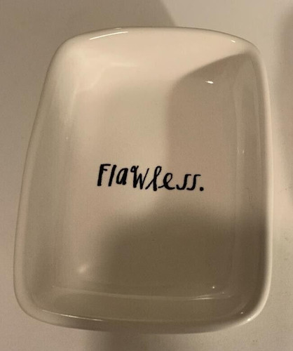 Rae Dunn - FLAWLESS -small trinket dish soap dish catch all jewelry / ring dish