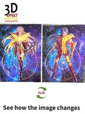 THE LOST CANVAS- Saga,Shaka -3D Poster 3DLenticular Effect-2 Images In One