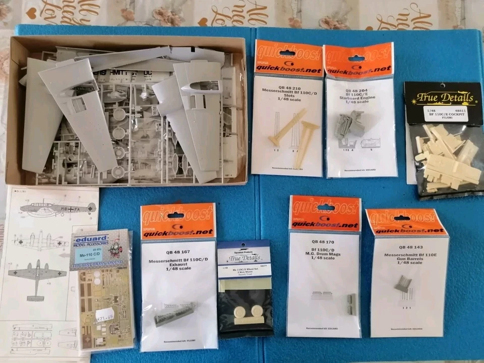 Fujimi 1/48 Bf110 C/D + detail Sets - Immagine 2 di 2