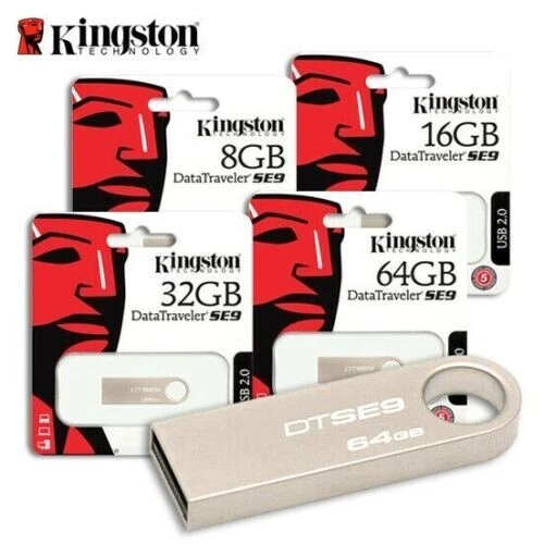 Genuine Kingston USB 2GB 4GB 8GB 16GB 32GB 64GB 128G Flash Drive Memory Stick - Image 2 of 3