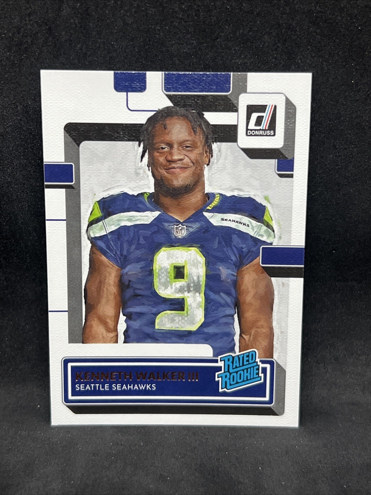 2022 Donruss Rated Rookies Portrait #318 Kenneth Walker III - Seattle Seahawks