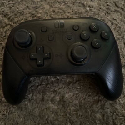 Nintendo Switch Wireless PRO Controller - Black OEM Used Tested