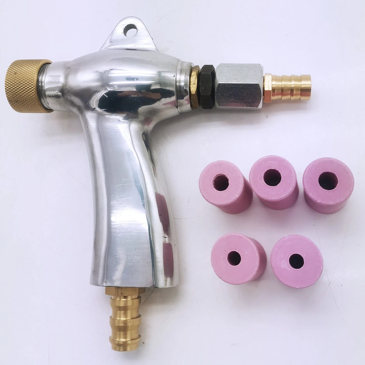 2 Sets Sandblaster Air Nozzle Tips – 9/64, 1/8, 7/64, 3/32 Inch – For Sand Blast Gun