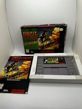 Jungle Strike (SNES) Super Nintendo 1993 1st Print Color RARE Tested&Working