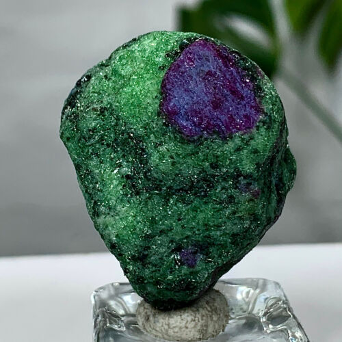 53G Natural green Ruby zoisite (anylite) crystal sample Healing - Picture 2 of 16