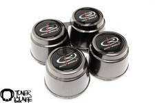 Rota Wheels Center Caps Hyper Black Alfa Romeo 4pcs Replacement Rb