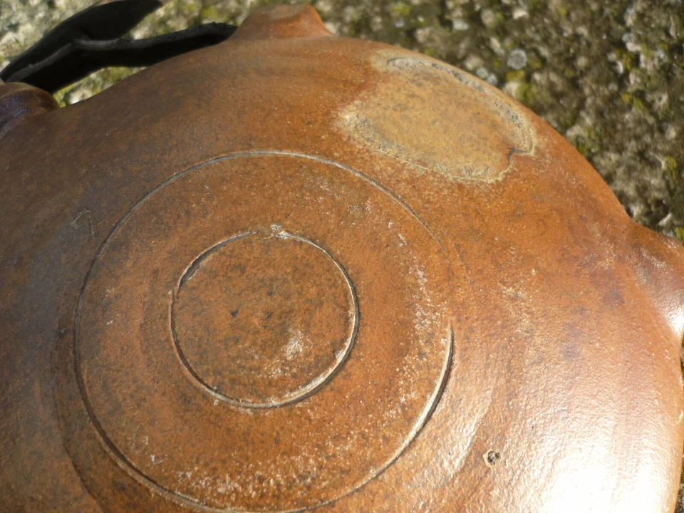 Gourde crapaud ancienne art populaire - Photo 3/4