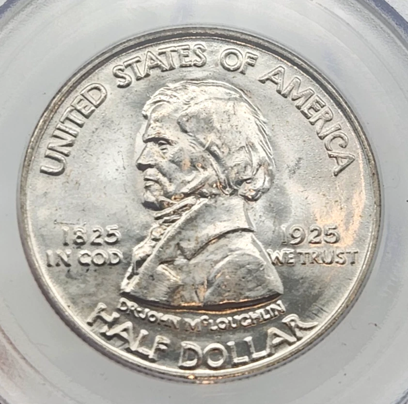 1925 Vancouver Commemorative Silver Half Dollar * PCGS Graded MS65 with CAC - Image 3 of 4