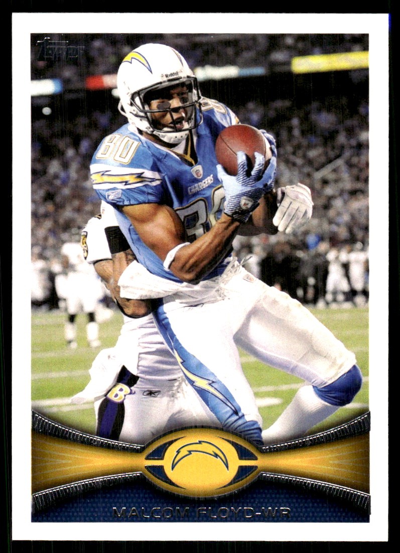 Malcom Floyd 2012 Topps #46 Chargers NFL READ FREE SHIPPING AutographDen