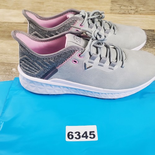 Callaway La Jolla SL Womens Golf Shoes Sz 7 Gray Suede Lace Up Low Top Sneakers - Picture 12 of 12