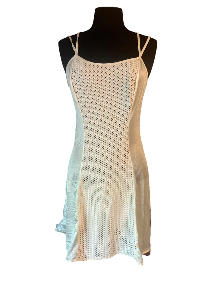 Lote 5 Camisones Camisones Vintage Años 80 Camisones Sedosos Pequeños/Medianos/Grandes Encaje Ropa Encubierta Foto 4 de 4