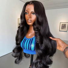 Body Wave Lace Front Perücke 13x4 13x6 Echth...