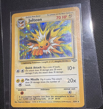 Pokémon TCG Jolteon Jungle Holo Rare English 70 HP Stage 1 4/64 Unlimited on eBay