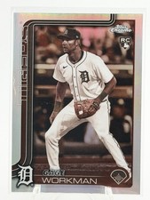 2025 Topps Chrome Update Gage Workman Sepia Refractor #USC21 RC Detroit Tigers