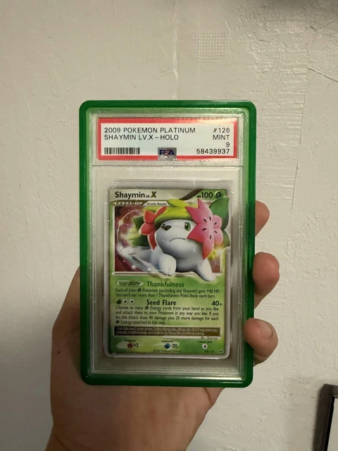 2009 POKEMON PLATINUM SHAYMIN LV.X #126 PSA 9