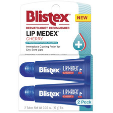 Blistex Cherry Lip Medex 2 Count 0.35 oz Each...