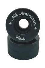 Sure-Grip All American Plus Black Roller Skate Wheels 8-Pack 
