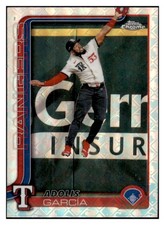 2025 Topps Chrome Logofractor Edition Adolis Garcia #293 Texas Rangers