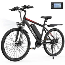 Electric Commuter Bike Peak 750W 48V 26" City Bike 40 Miles EBikes Adults Teens