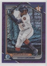 2024 Bowman Chrome Prospects Purple Shimmer Refractor /250 Waner Luciano 0l44