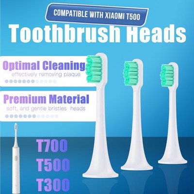Electric Replacement Brush Heads for Xiaomi Mijia T300/T500/T700 Soft Bristle
