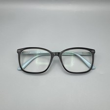 Chic Eyewear Eyeglasses DEL BLACK/BLUE Cat Eye Full Rim 55-17-145 FRAMES ONLY