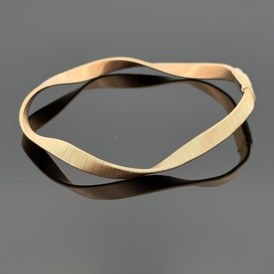 Marco Bicego Marrakech 18k Rose Gold 4mm Bracelet, $5,650