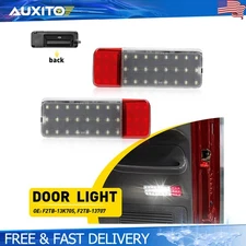 Pair of Clear Red Lens LED Door Panel Lights For Ford F150 F250 F350 92-97