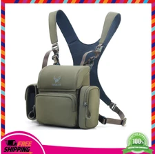 Binocular Harness Chest Pack with Rangefinder Pocket for Hunting & Hiking