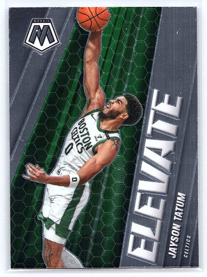 2020-21 Panini Mosaic #25 Jayson Tatum Elevate
