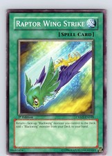 Yu-Gi-Oh TCG Raptor Wing Strike CRMS-EN048 1st Edition Common Card Played LP