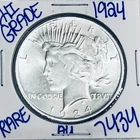 1924 SILVER PEACE DOLLAR AUTHENTIC HI GRADE U.S. MINT COIN FREE SHIPPING 7434