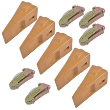 New 5 Piece Set X290 Bucket Teeth K290S Spring Flex Pin for Skid Steer Excavator