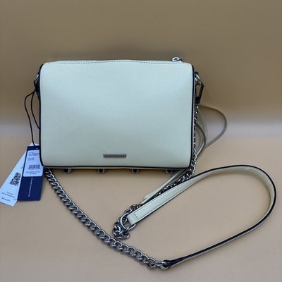 REBECCA MINKOFF AVERY YELLOW LEATHER CROSSBODY BAG NEW AUTHENTIC
