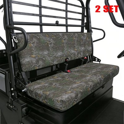 2 Set UTV Front & Rear Seat Covers For Kawasaki Mule PRO-FXT DXT FX DX 2015-2023