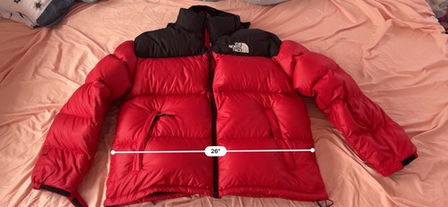 The North Face Men’s Nuptse 700 Jacket Size -XXL-Red-EUC-Vintage-OG🔥