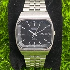 Rare SEIKO Quartz  8223-500A Type II TV Shape Black Dial Watch Men Vintage JDM