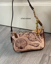 Nolita 19 With Shell Print Signature Canvas CBK79 Sand Multi