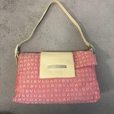 Borsa a tracolla BVLGARI logo Mania rosa una spalla grande capacità adatta...