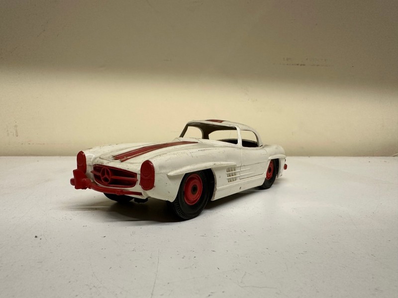 Ideal Toy Corp. 300SL Mercedes Slot Car White