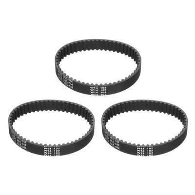 3pcs HTD-5M Rubber Timing Belt 53 Teeth, 265mm Pitch Length