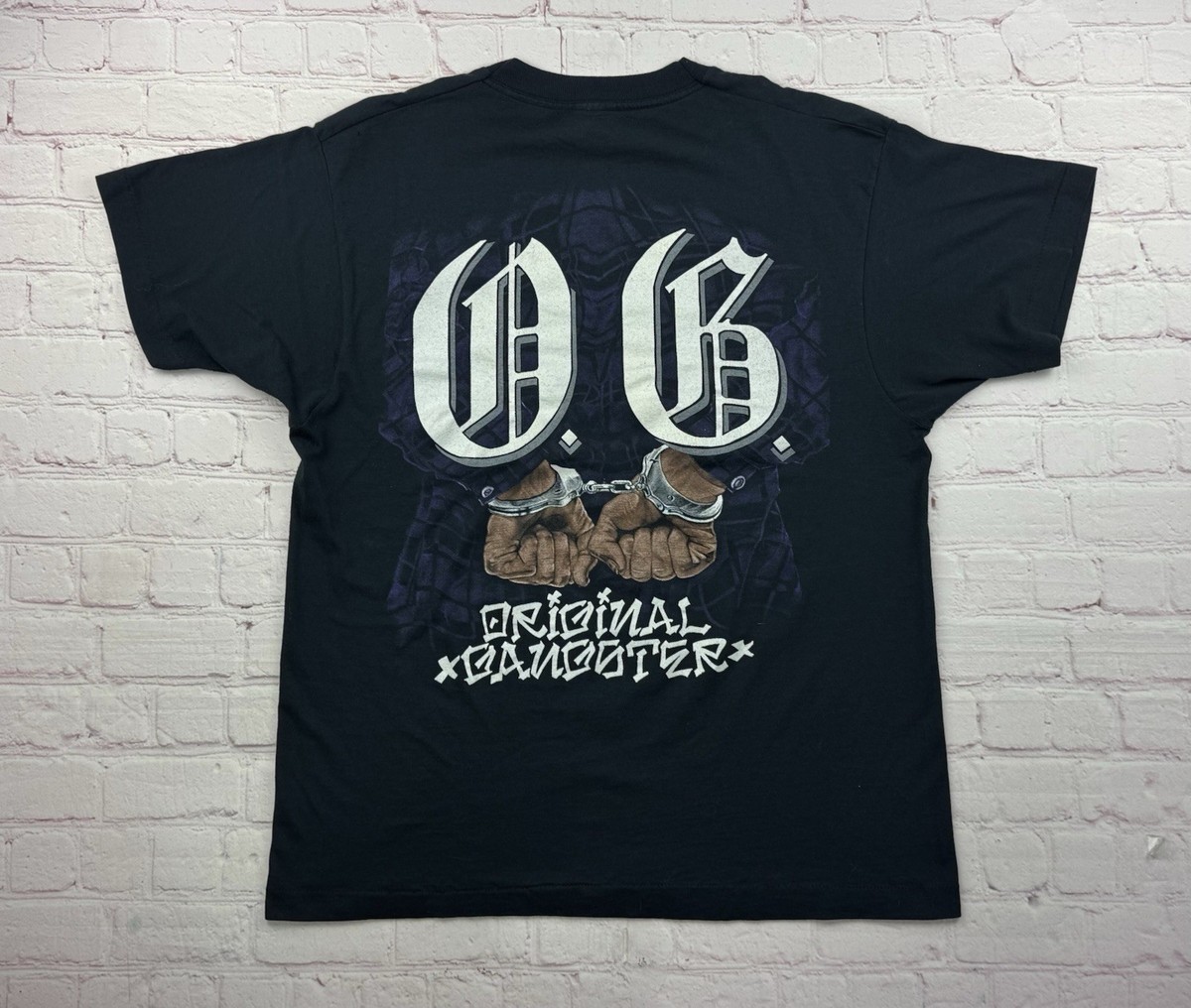 Vintage 1992 Ice T Original Gangster Album Promo tee Rap OG