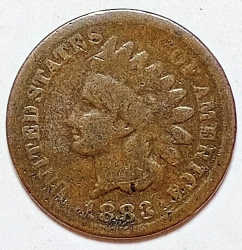 Indian Head Penny Lot of "1" VERY NICE 1883 GOOD OR BETTER°$ FREE SHIPPING $#800