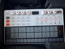 Ik Multimedia Uno Analog/PCM Drum Synthesizer with Nanuk Hard Case and Manual
