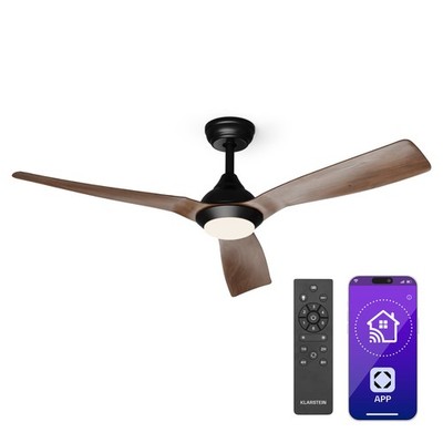 Deckenventilator mit Beleuchtung Dimmbar Fernbedienung App 6 Stufen Timer leise