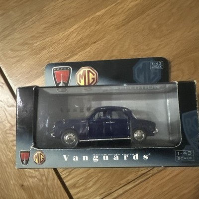 Vanguards Corgi 1:43 Rover P4 Midnight Blue VA01915