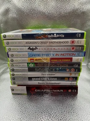 Microsoft xbox 360 game bundle Grand theft auto gears of war sonic - Image 1 of 4