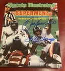 BAS COA Dan Hampton Signed & Inscribed 1985 Chicago Bears SI 8x10 Football Photo