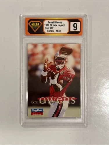 1996 Skybox Impact Rookies #62 Terrell Owens RC HOF San Francisco 49ers Mint 9